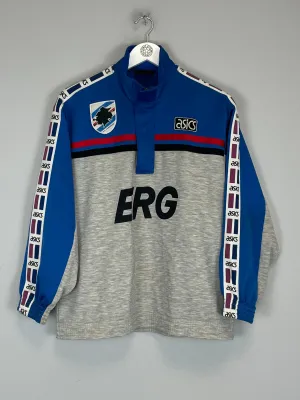 1990/91 SAMPDORIA 1/4 ZIP (M) ASICS