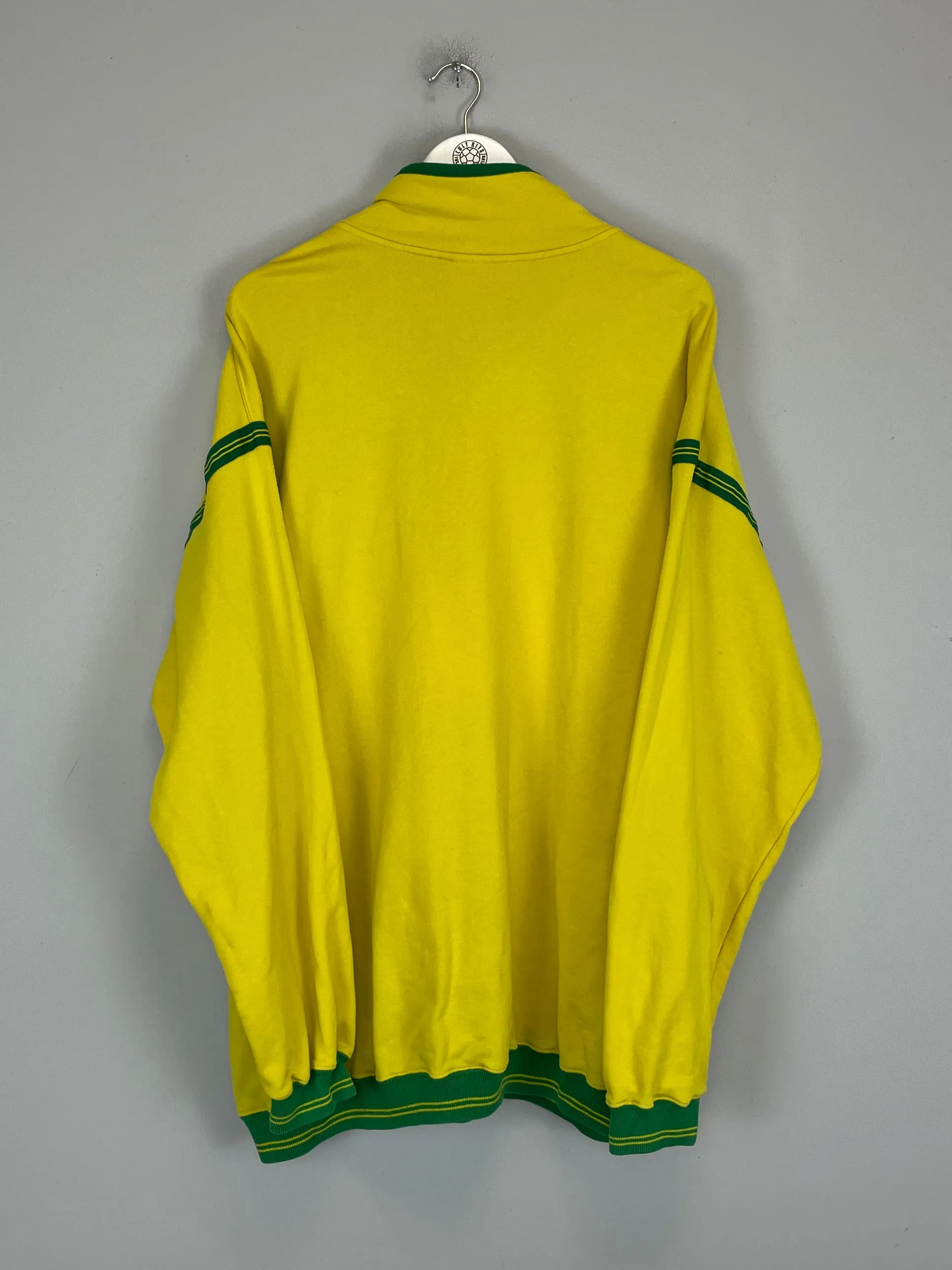 1998/00 BRAZIL 1/4 ZIP JUMPER (XXL) NIKE