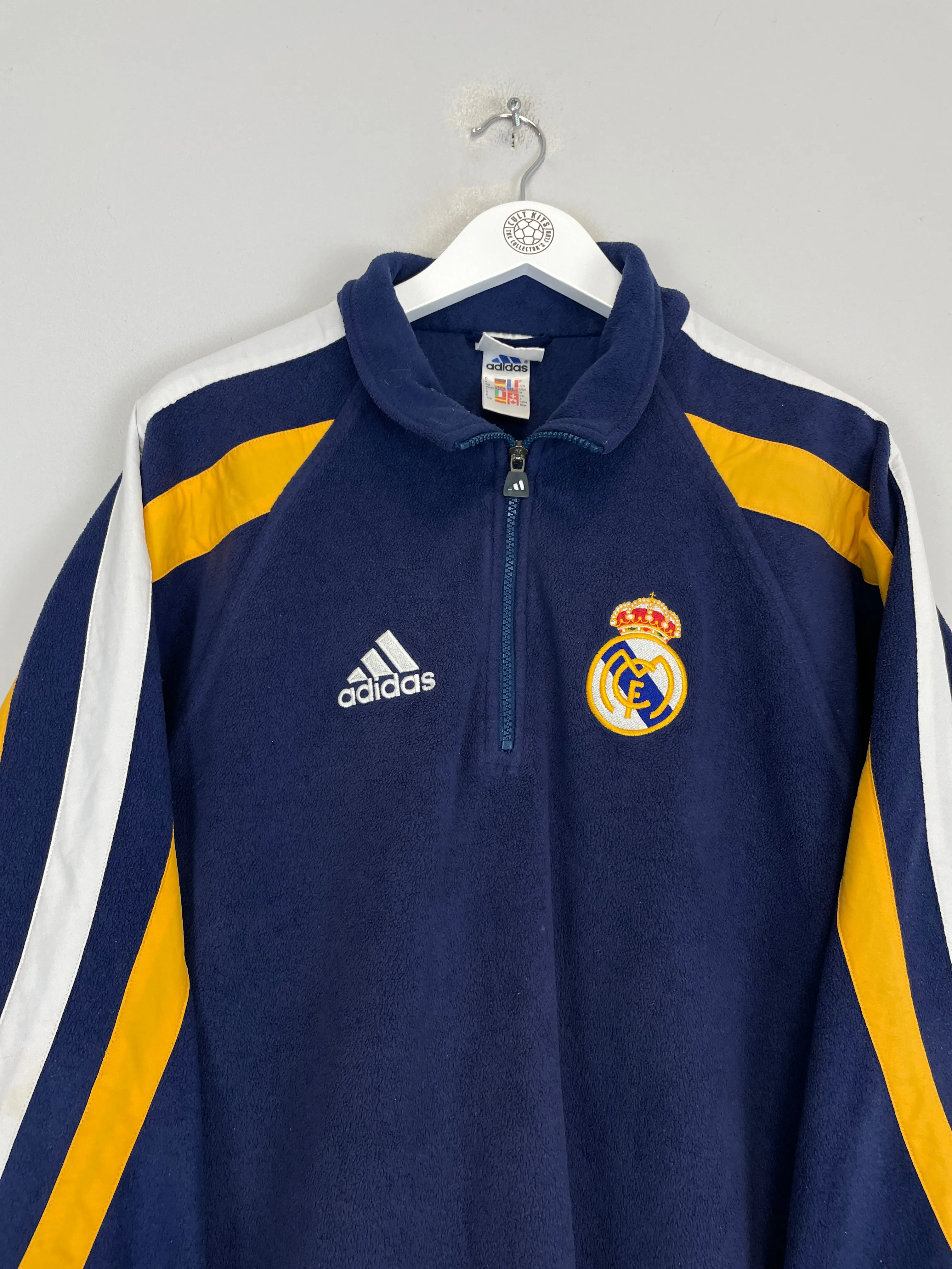 1998/99 REAL MADRID 1/4 ZIP FLEECE (M) ADIDAS