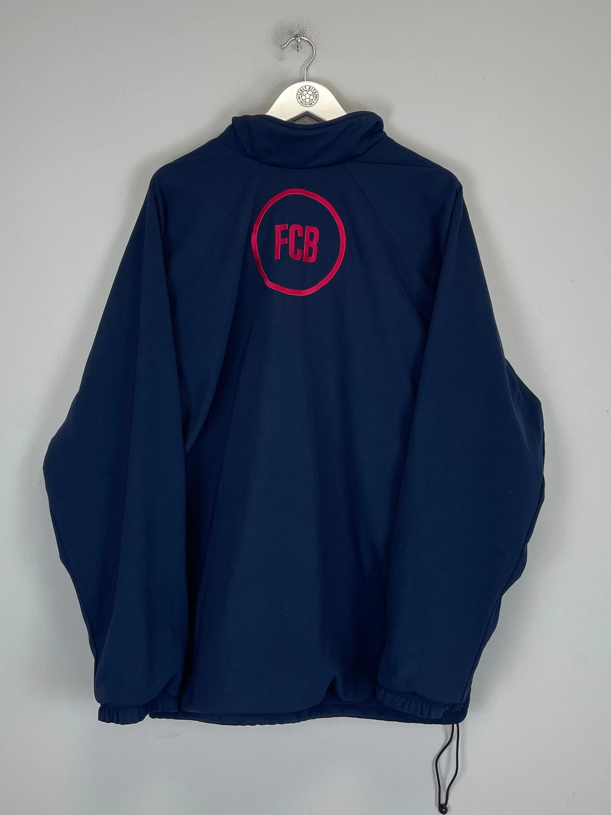 2000/02 BARCELONA 1/4 ZIP REVERSIBLE JACKET (XL) NIKE