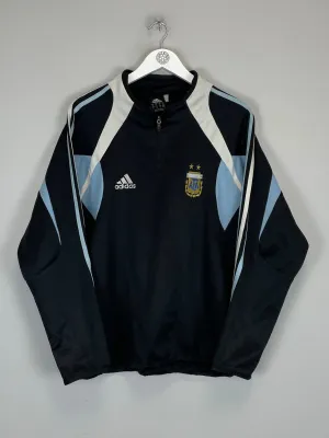 2004/05 ARGENTINA 1/4 ZIP (M) ADIDAS