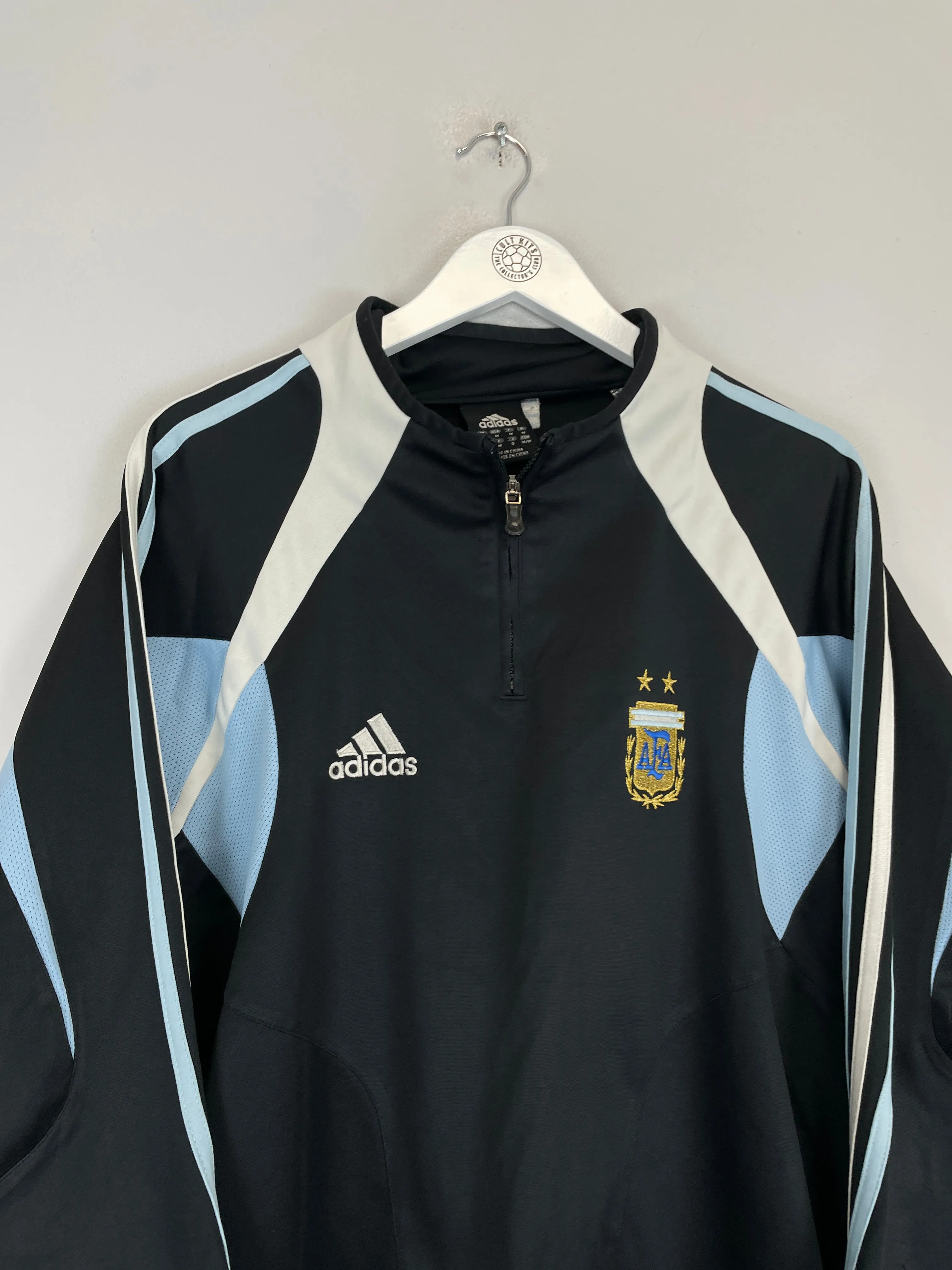 2004/05 ARGENTINA 1/4 ZIP (M) ADIDAS