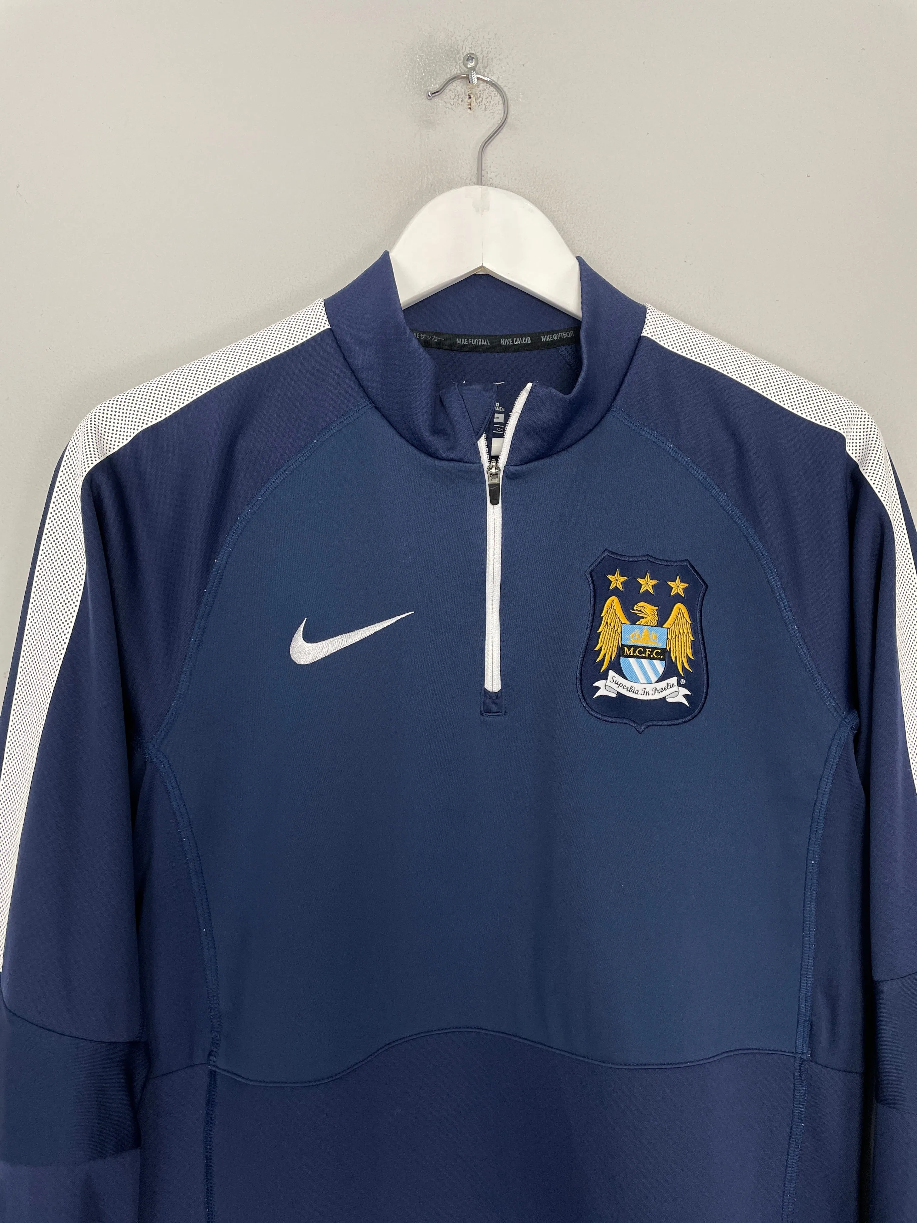 2014/15 MANCHESTER CITY 1/4 ZIP (S) NIKE