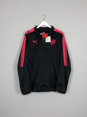 2017/18 Arsenal *BNWT* 1/2 Zip Training Jacket (Multiple Sizes) Puma