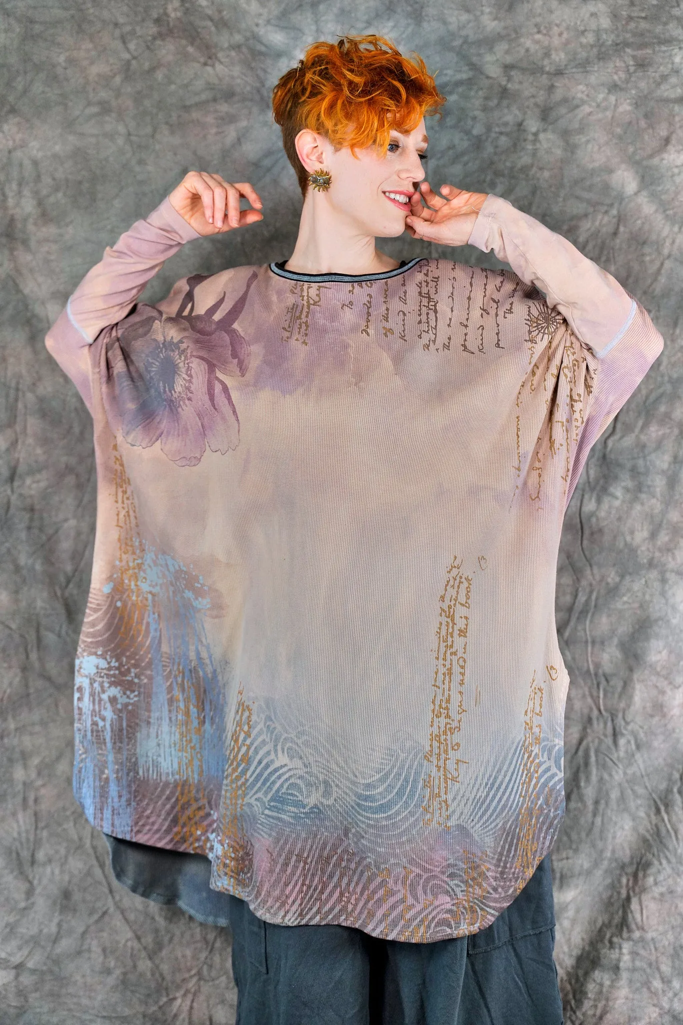 2251 Natural City Tunic Love Blossom-P