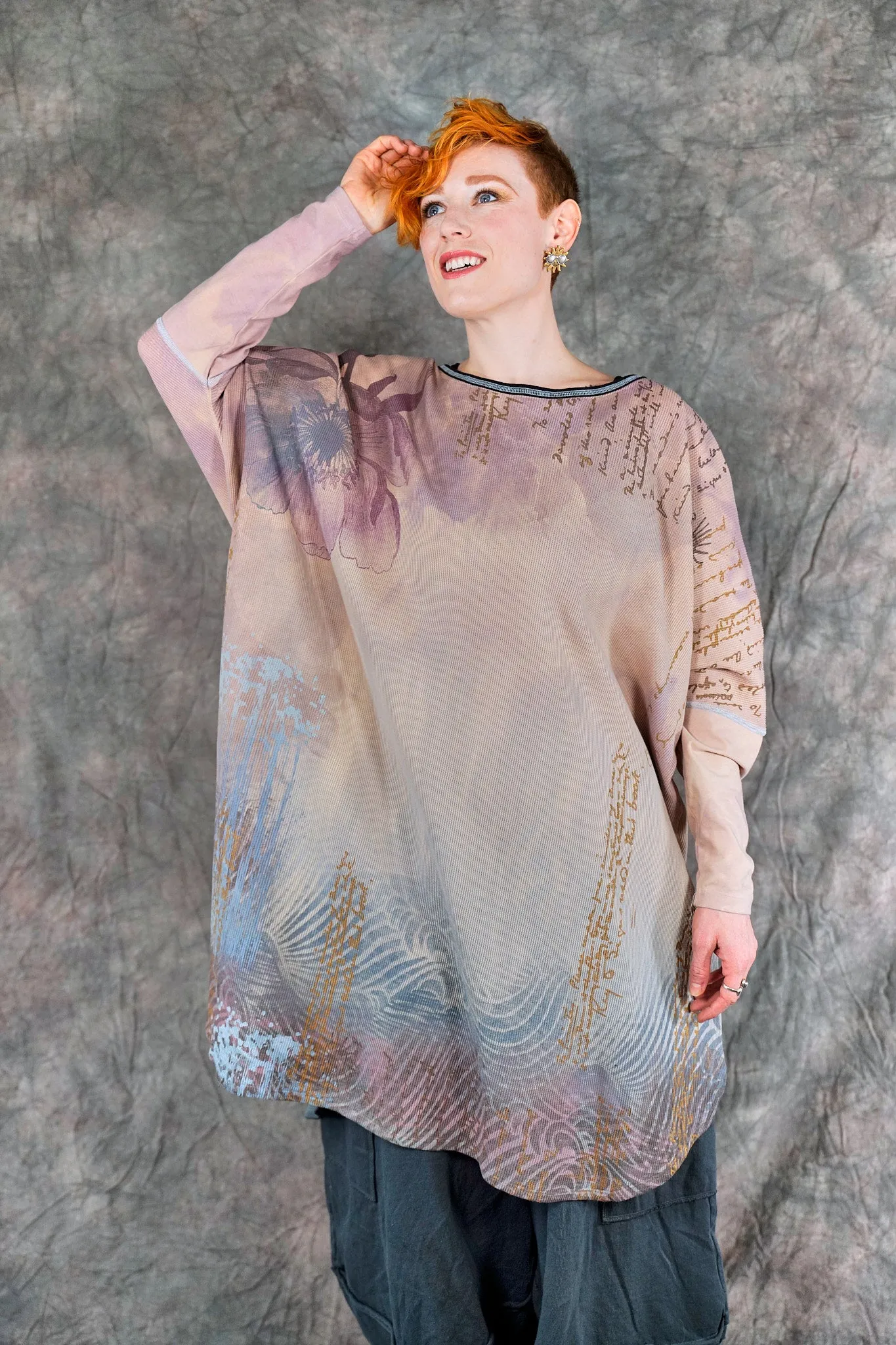 2251 Natural City Tunic Love Blossom-P