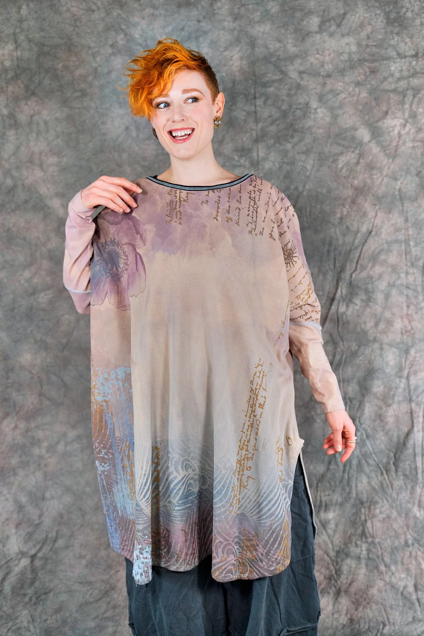 2251 Natural City Tunic Love Blossom-P