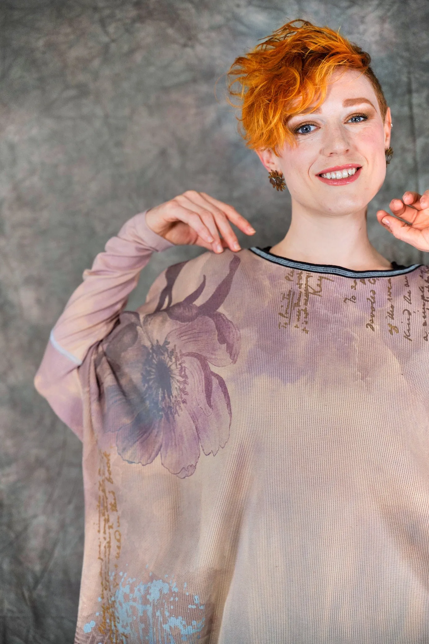 2251 Natural City Tunic Love Blossom-P