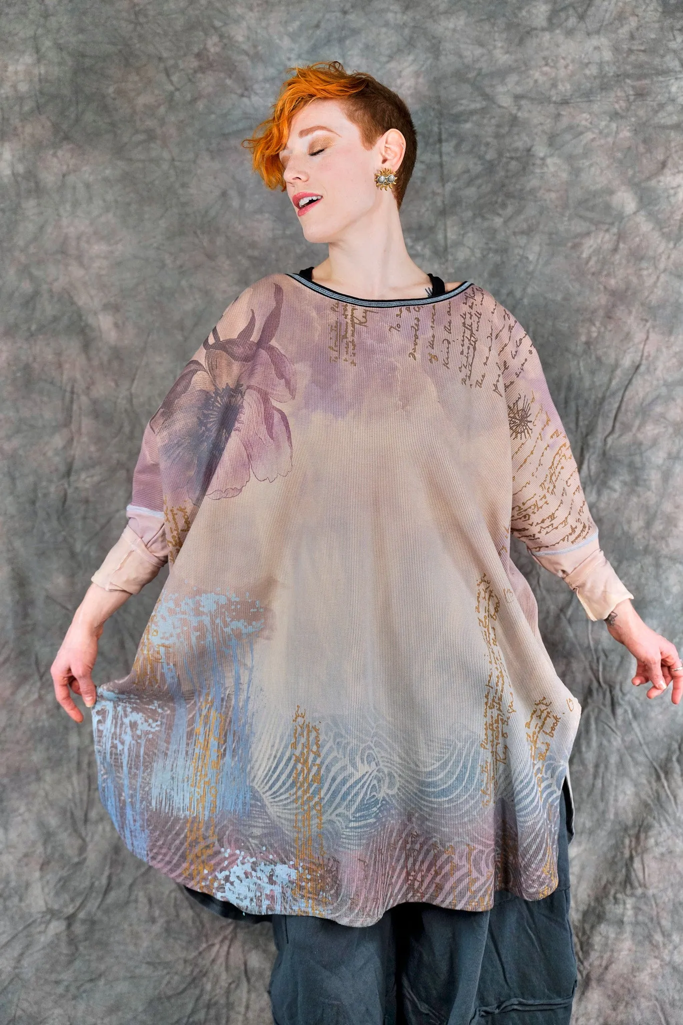 2251 Natural City Tunic Love Blossom-P