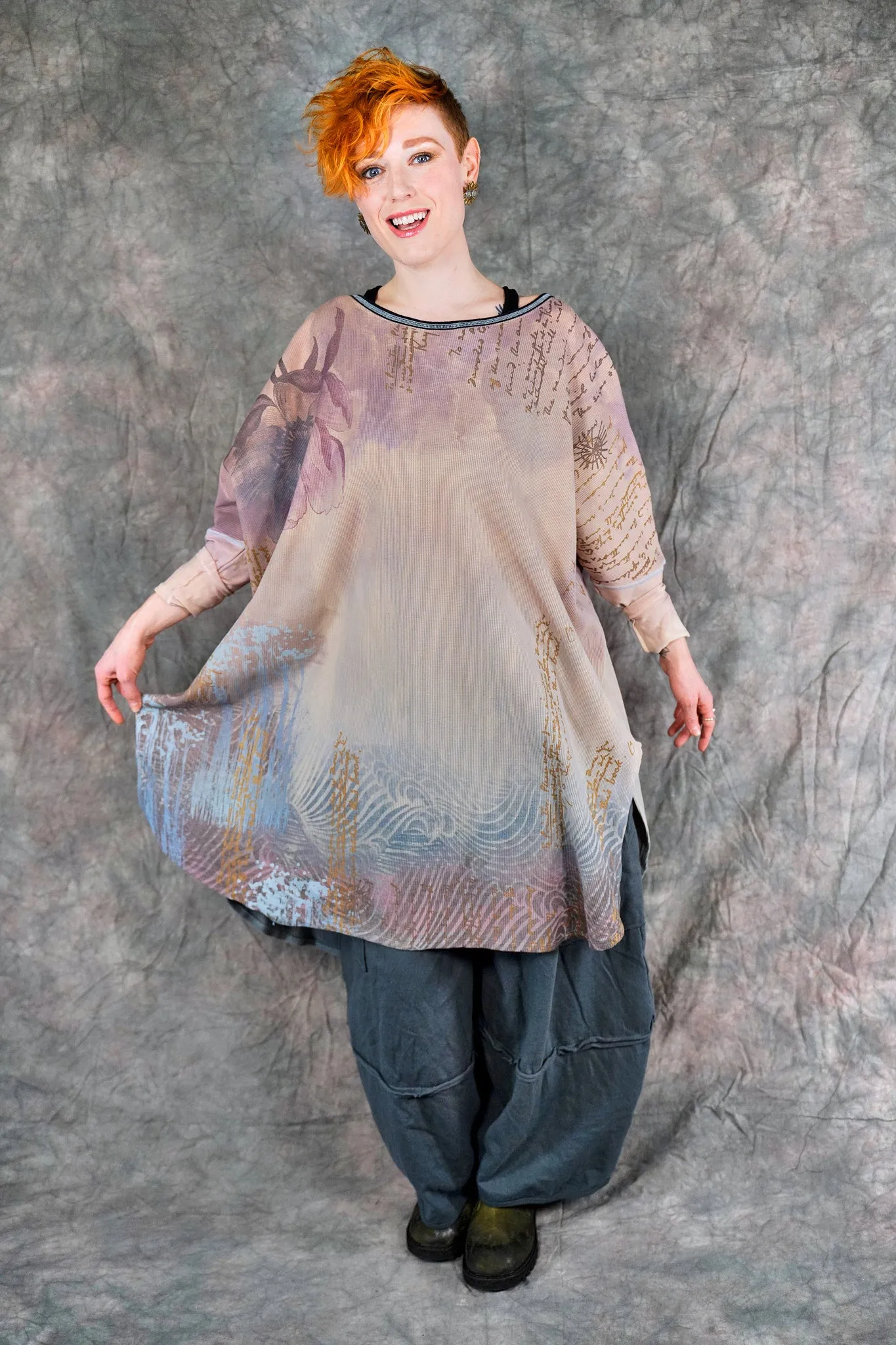 2251 Natural City Tunic Love Blossom-P
