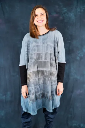 2251HD Natural City Tunic Soft Aqua Linear 2