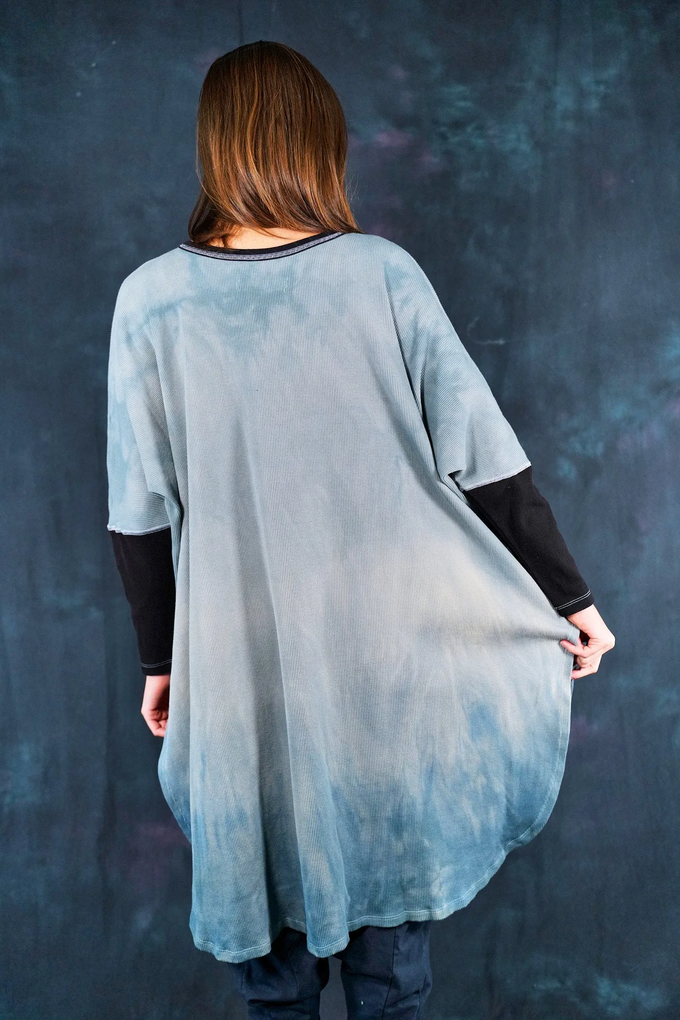 2251HD Natural City Tunic Soft Aqua Linear 2