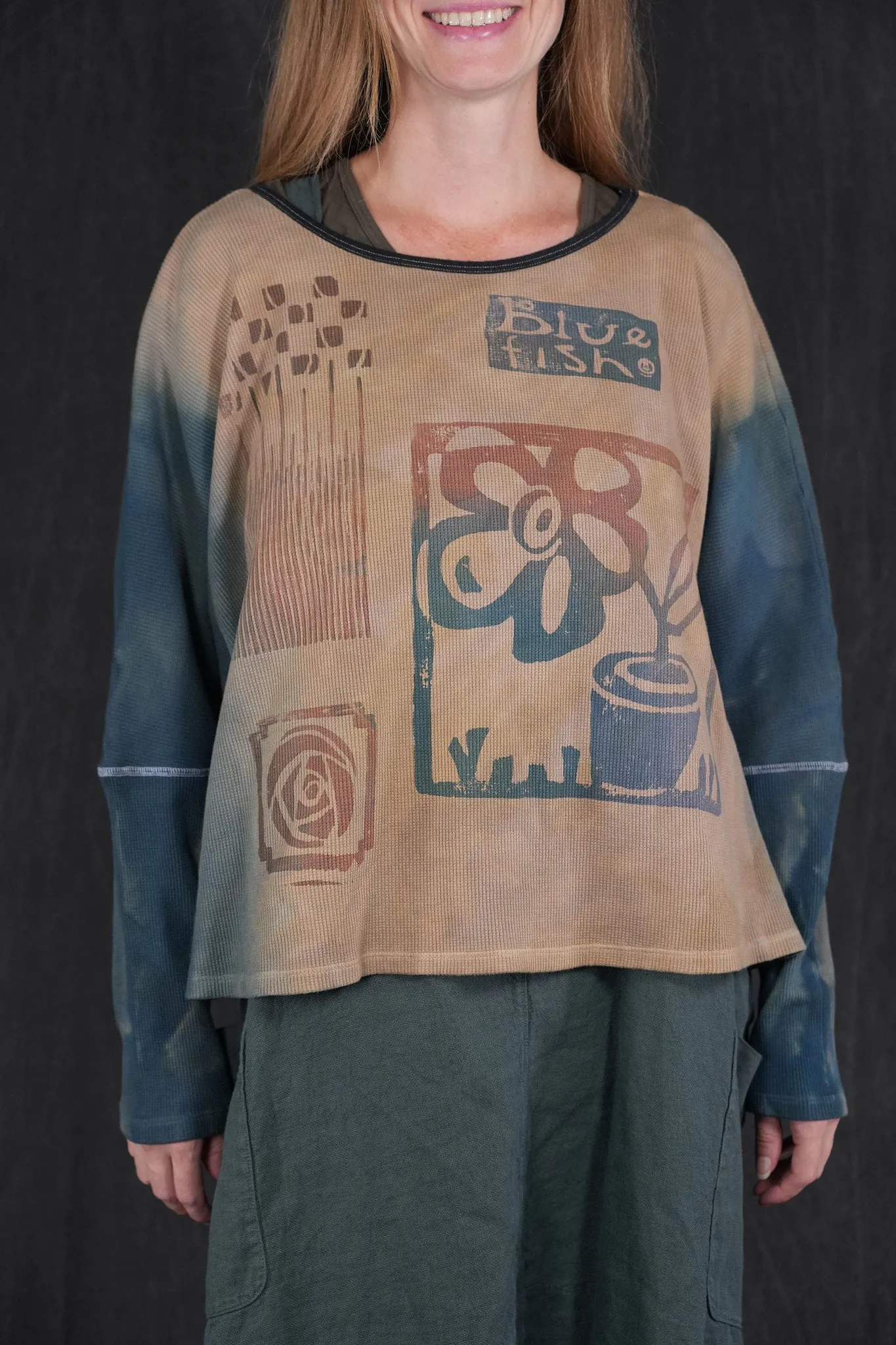 2323HD Crop Thermal Layer Top Forest Wood