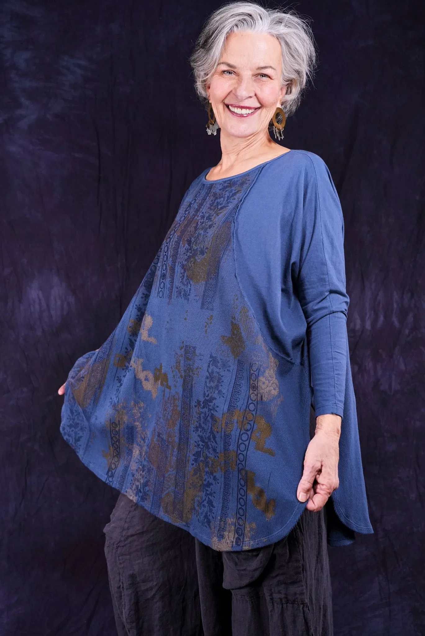 2356 Monte Verde Tunic Vintage Indigo-P