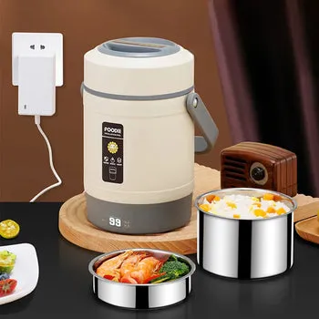 2L Stainless  Electric Lunch Box