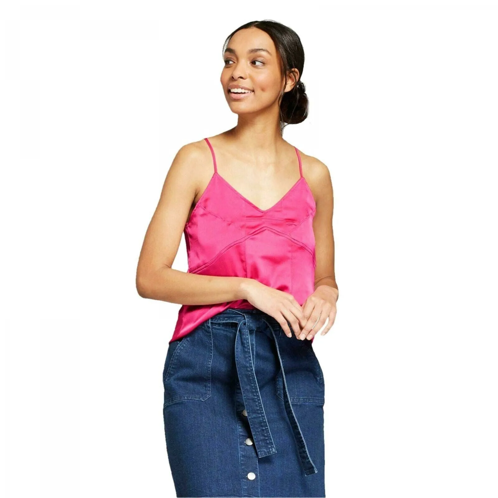 A New Day Women's Seaming Detail V-Neck Cami Camisole Tank Top