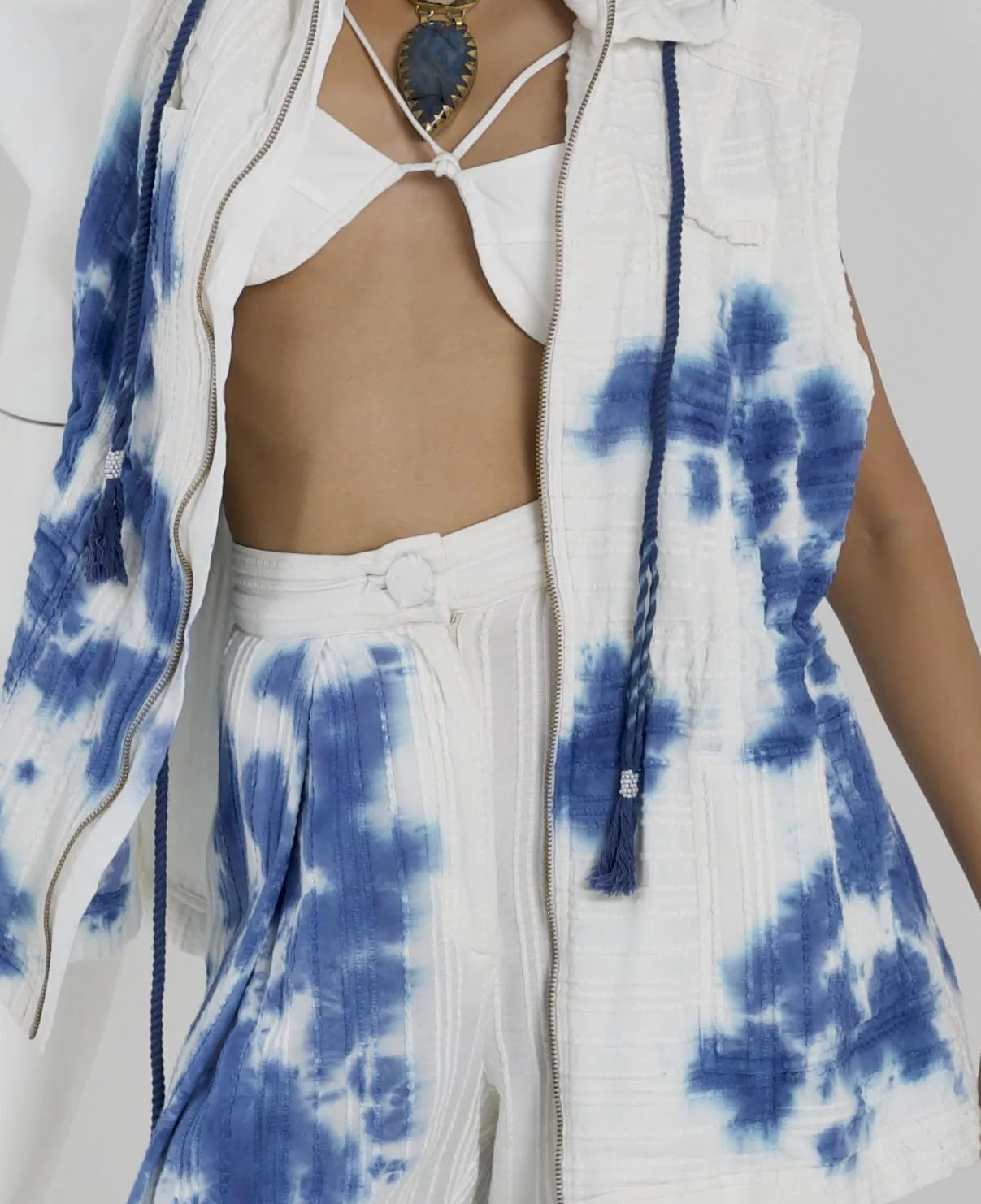 AERY CO-ORD (JACKET, PANTS AND BRALETTE)