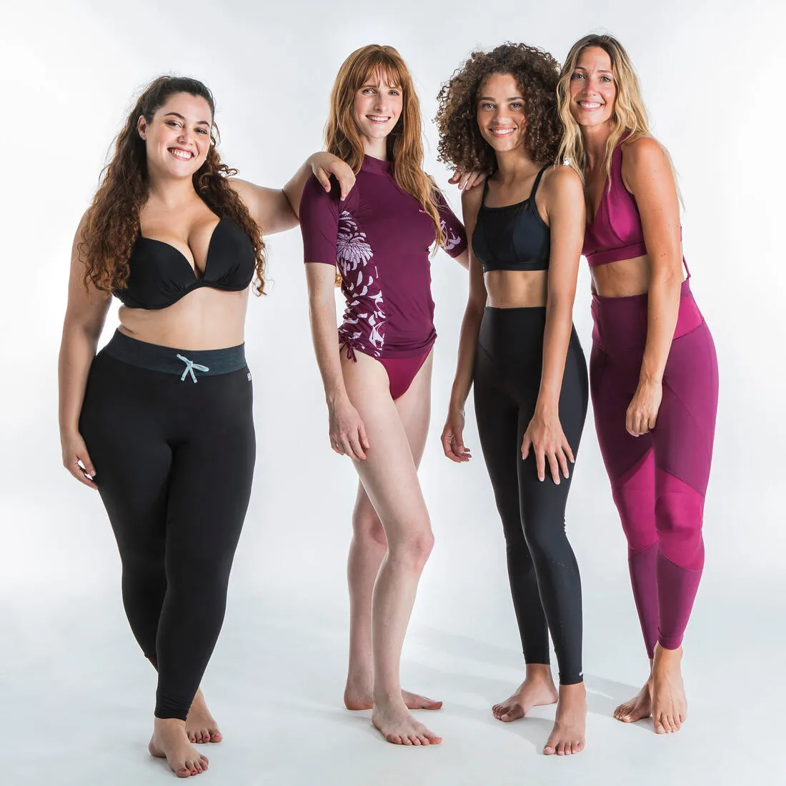 AGATHA SUPAI ZENITH Women's surf swimsuit crop top with adjustable back.