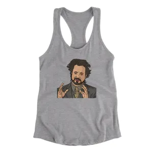 Alien Guy Meme Funny Women's Racerback Tank