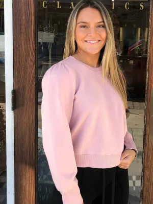 ALINA PUFF SLEEVE CREW