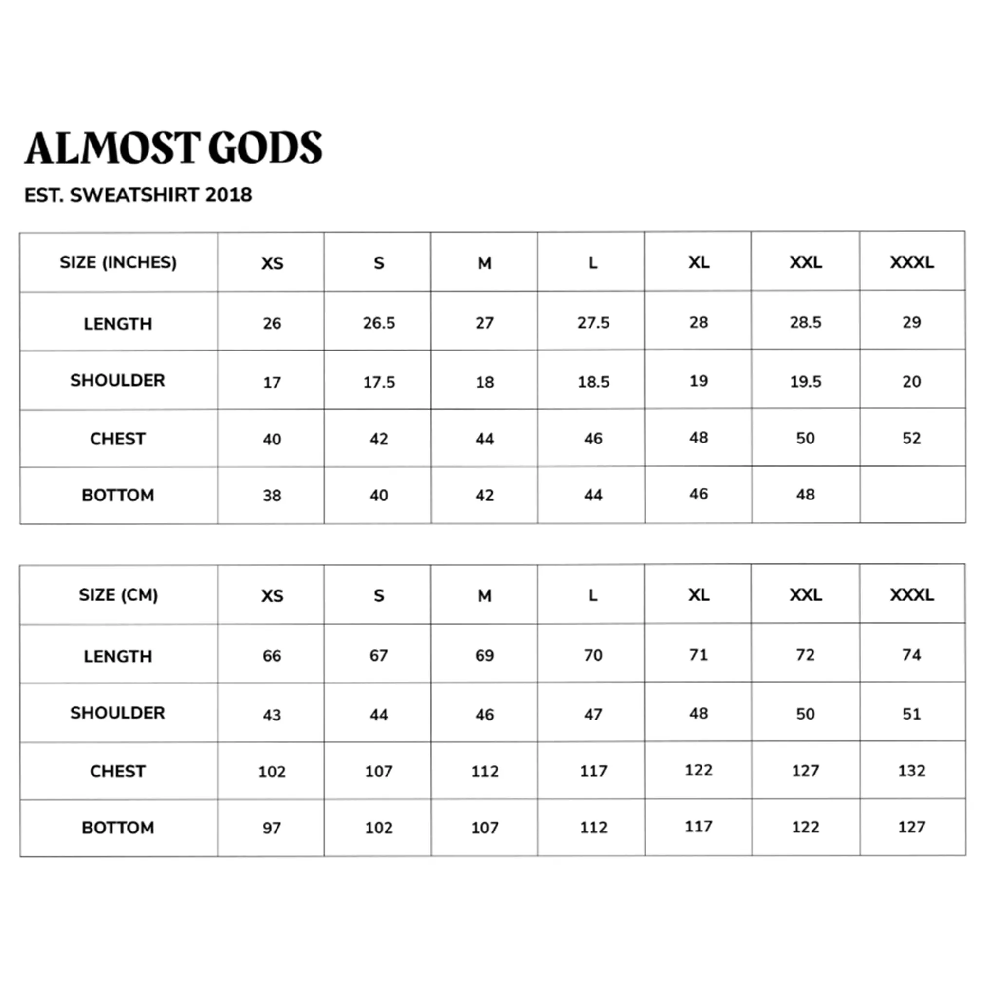 Almost Gods Est 2018 Sleeveless Tee (Black)