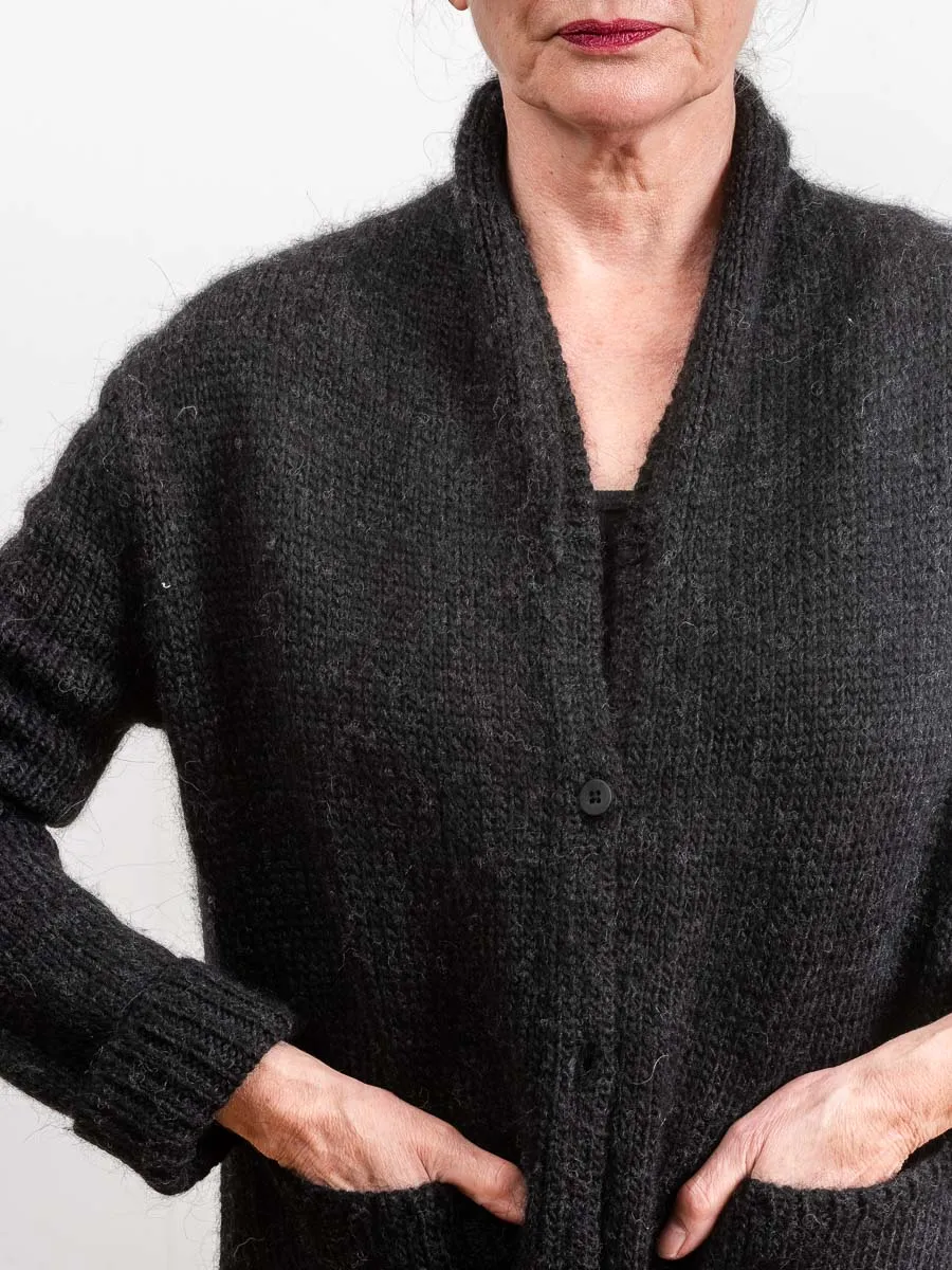 alpaca wool cardigan