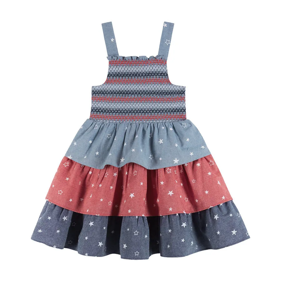 Americana 3 Tier Dress