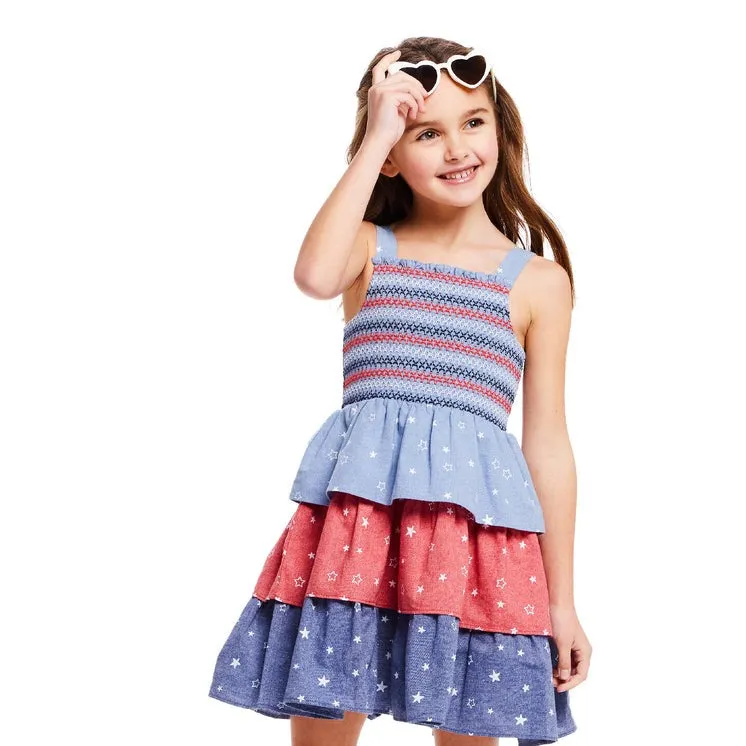 Americana 3 Tier Dress