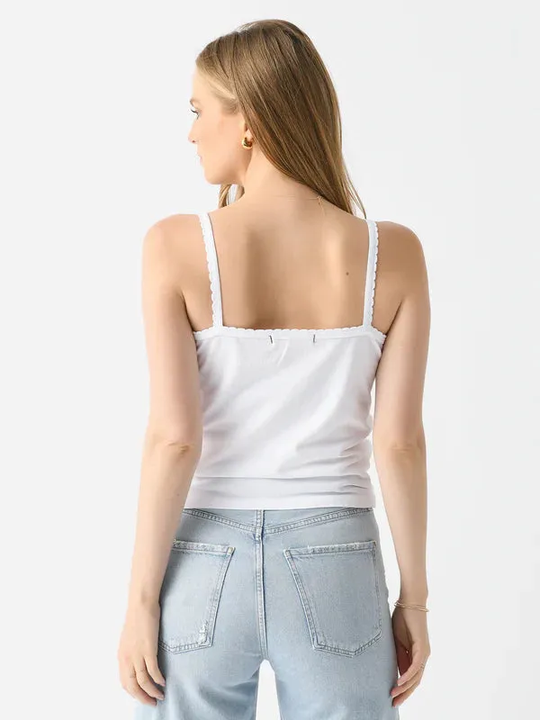 AMO SCALLOP KNIT CAMI