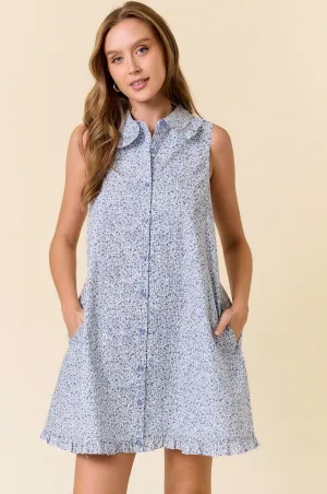 Andrea Collared Floral Dress
