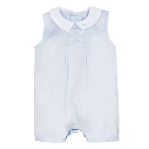 Aquarelle Blue Sleeveless Romper - LAST ONE in 12m