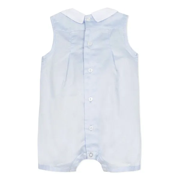 Aquarelle Blue Sleeveless Romper - LAST ONE in 12m