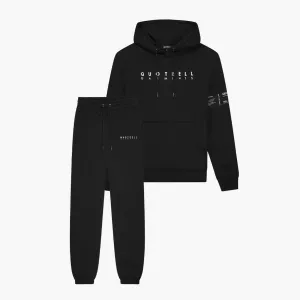 ARUBA SET - LOOSE FIT | BLACK/WHITE