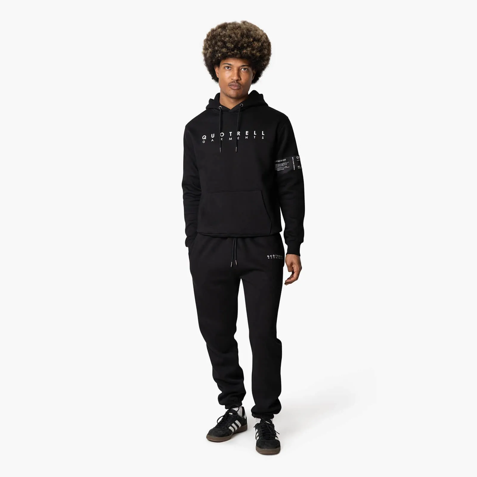 ARUBA SET - LOOSE FIT | BLACK/WHITE