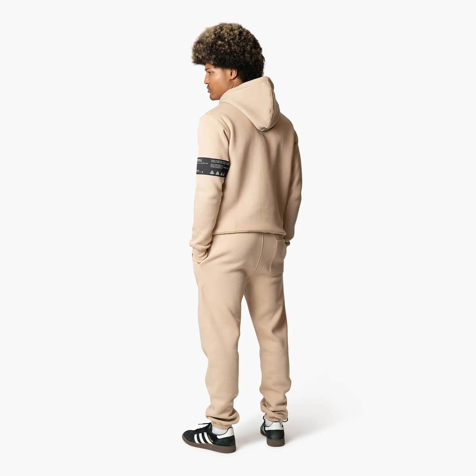 ARUBA SET - LOOSE FIT | TAUPE/WHITE