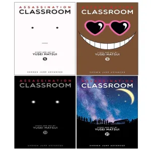 Assassination Classroom Volume 5,9, 19,21 Collection 4 Books Set by Yusei Matsui