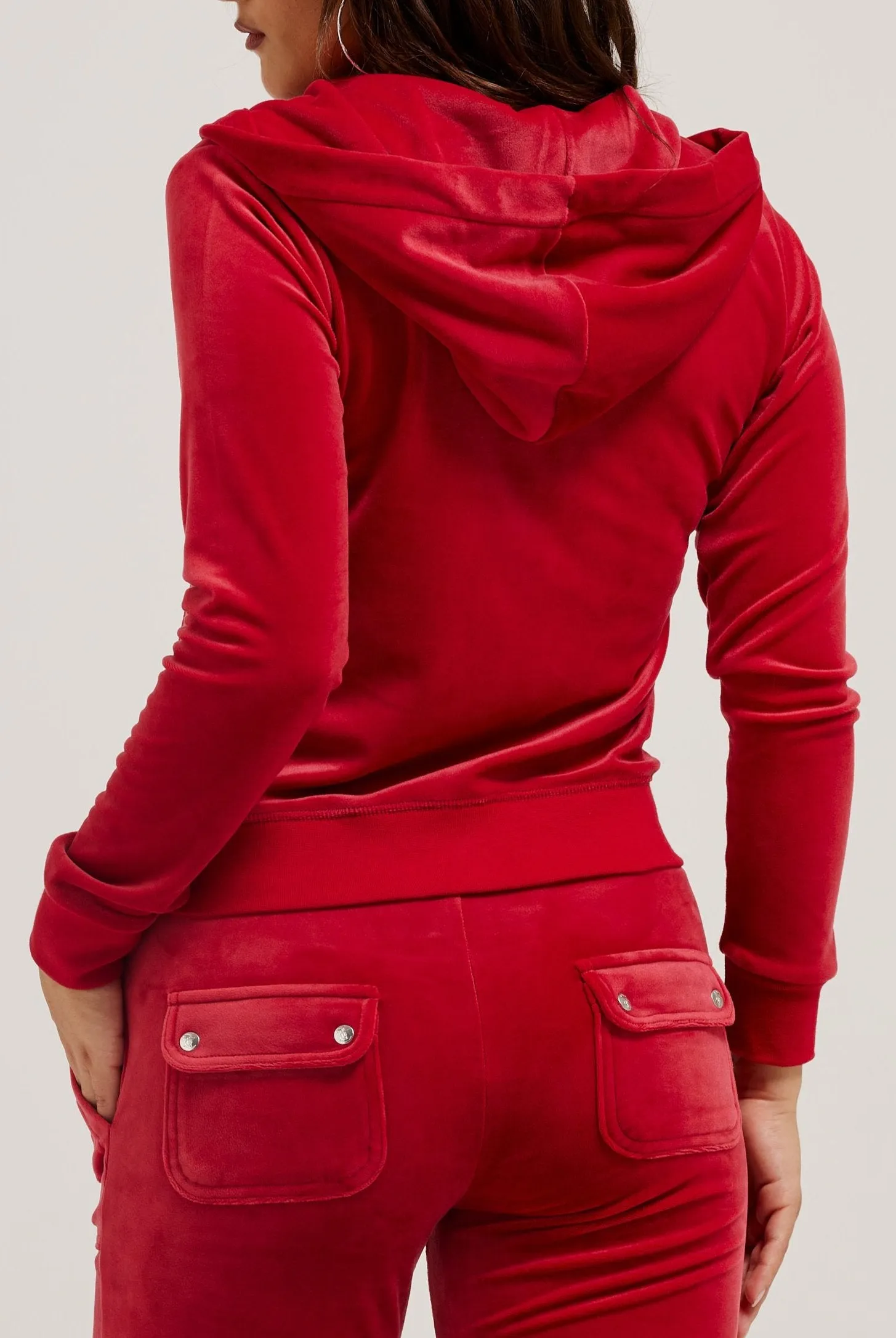 ASTOR RED CLASSIC VELOUR ROBERTSON HOODIE