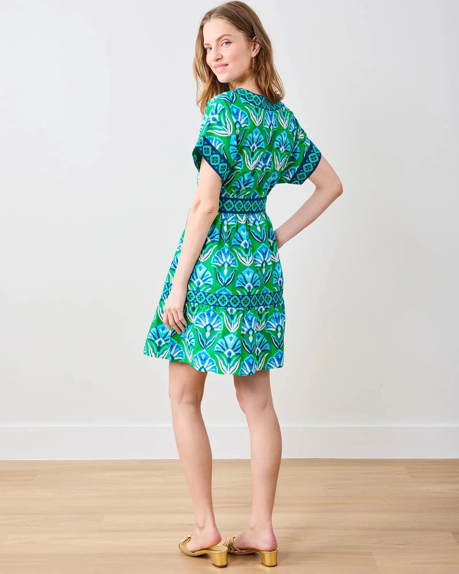 Atlantic Geo Floral Dress