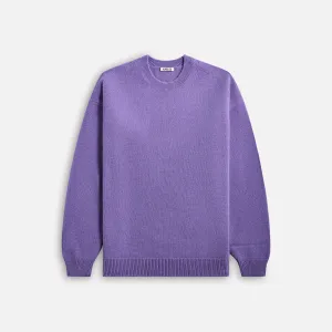 Auralee Baby Cashmere Knit P/O - Purple