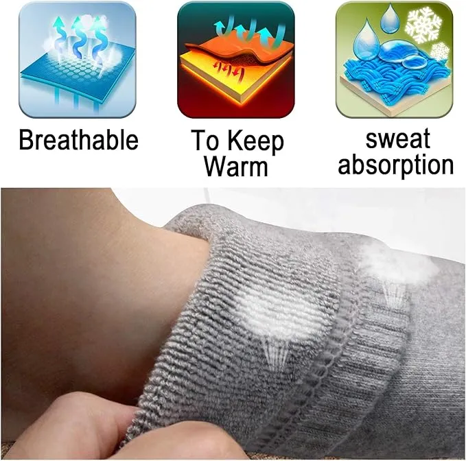 Autocastle Heated Socks, Electric Heated Socks for Men Women, Rechargeable Battery Heating Socks, Winter Warm Thermal Socks, Washable Unisex Foot Warmers for Hunting Camping Skiing Hiking Outdoors