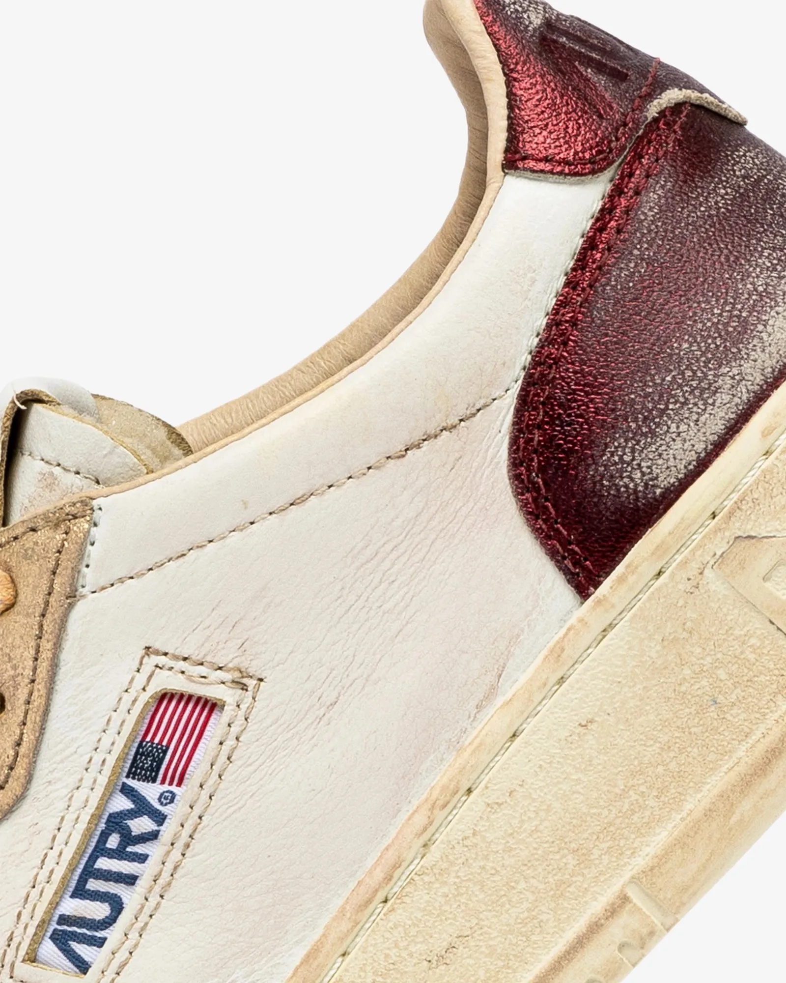 Autry Sneakers Medalist Low Super Vintage Platinum E Violet