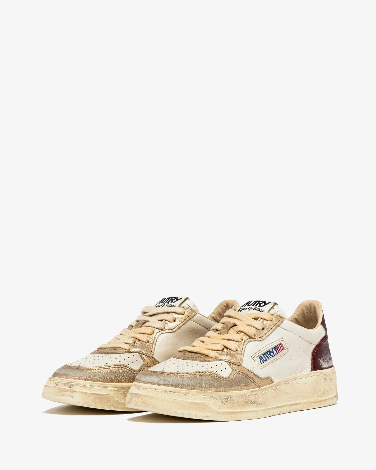 Autry Sneakers Medalist Low Super Vintage Platinum E Violet