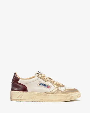 Autry Sneakers Medalist Low Super Vintage Platinum E Violet