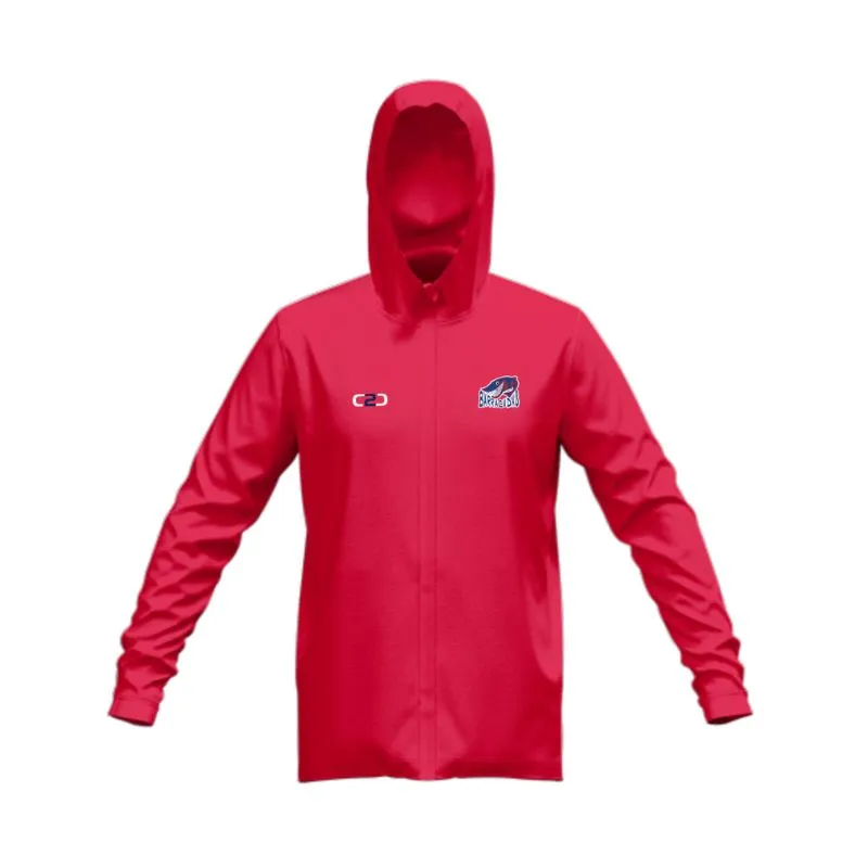 BDC Barracudas SlimFit HP Red Tech Zip Jacket