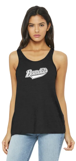 BELLA CANVAS ® Women’s Flowy Racerback Tank - Script Logo