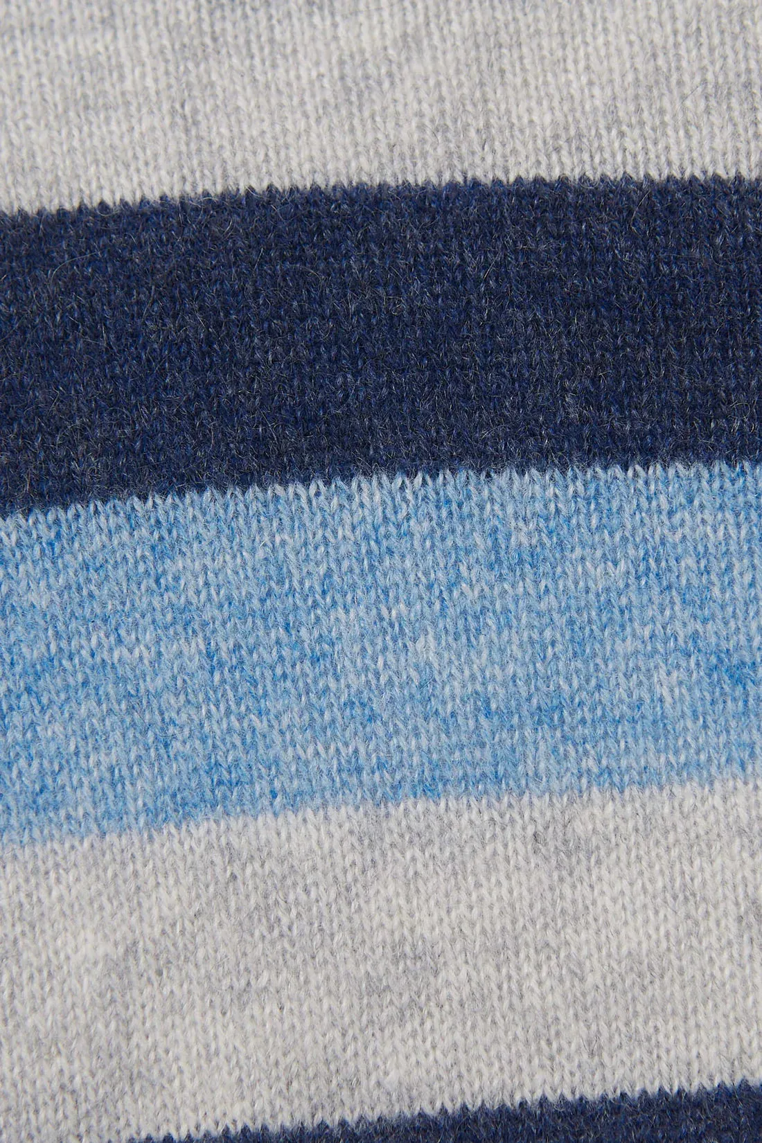 Bishop Stripe Cashmere Crewneck