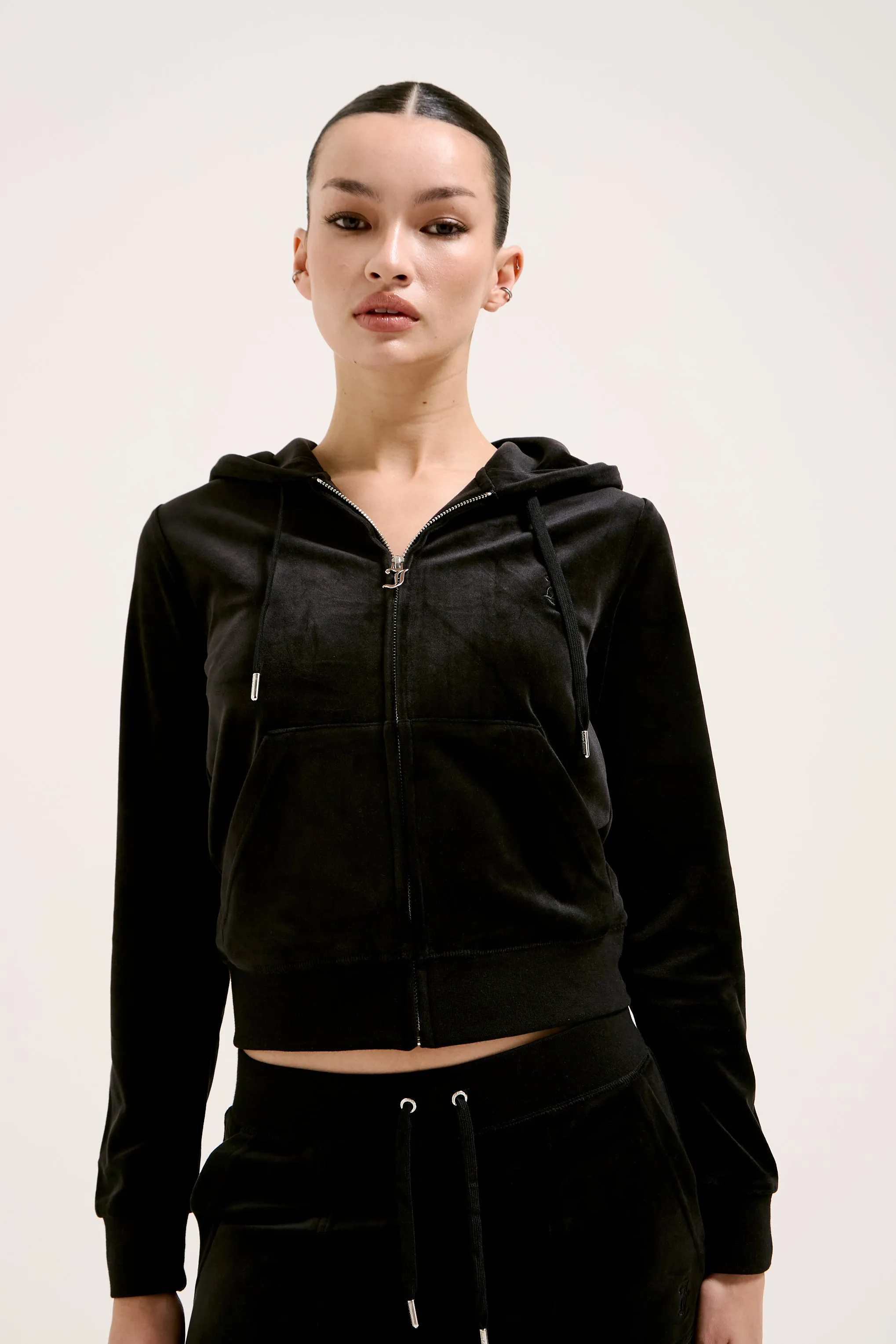 BLACK CLASSIC VELOUR ROBERTSON HOODIE