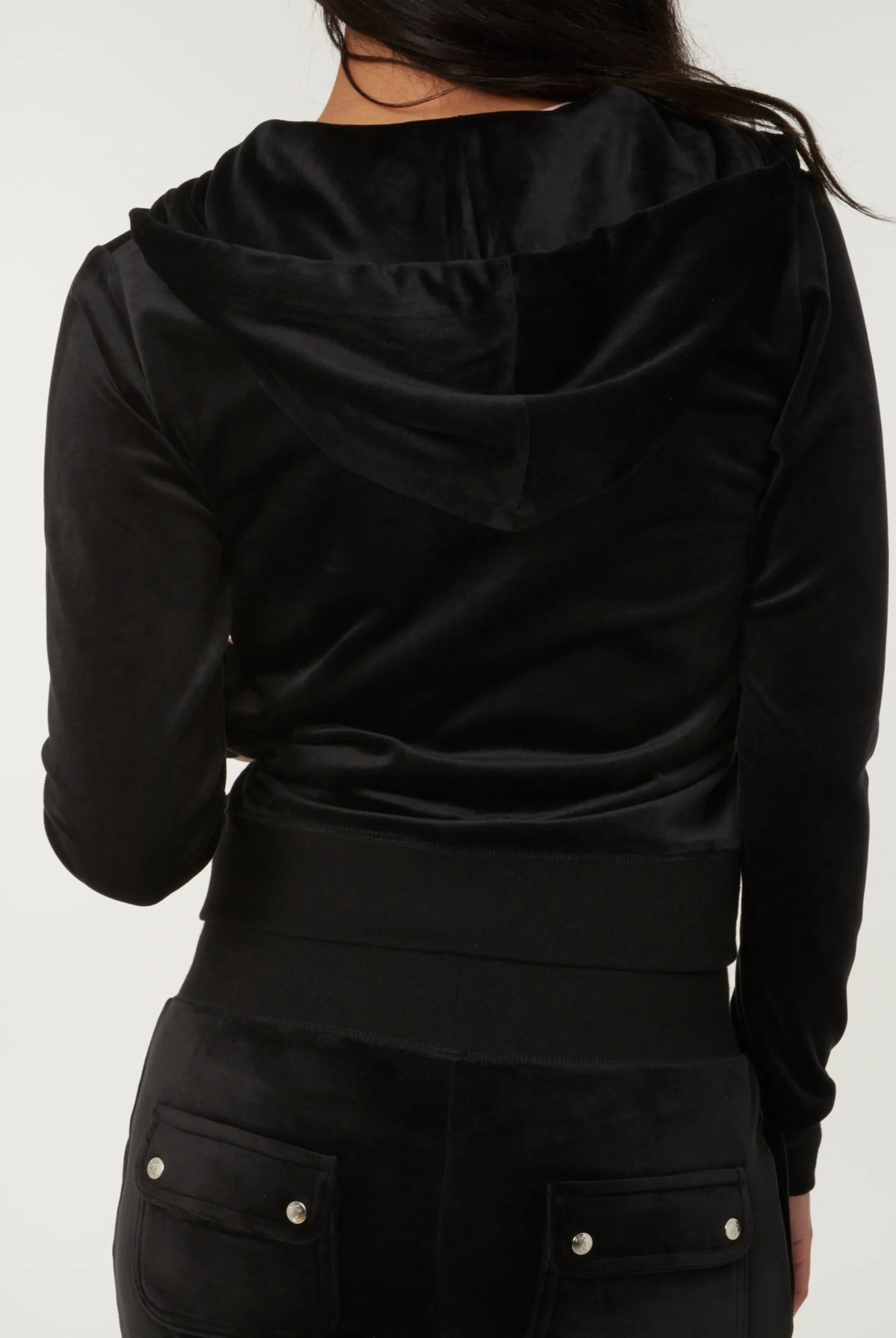 BLACK CLASSIC VELOUR ROBERTSON HOODIE