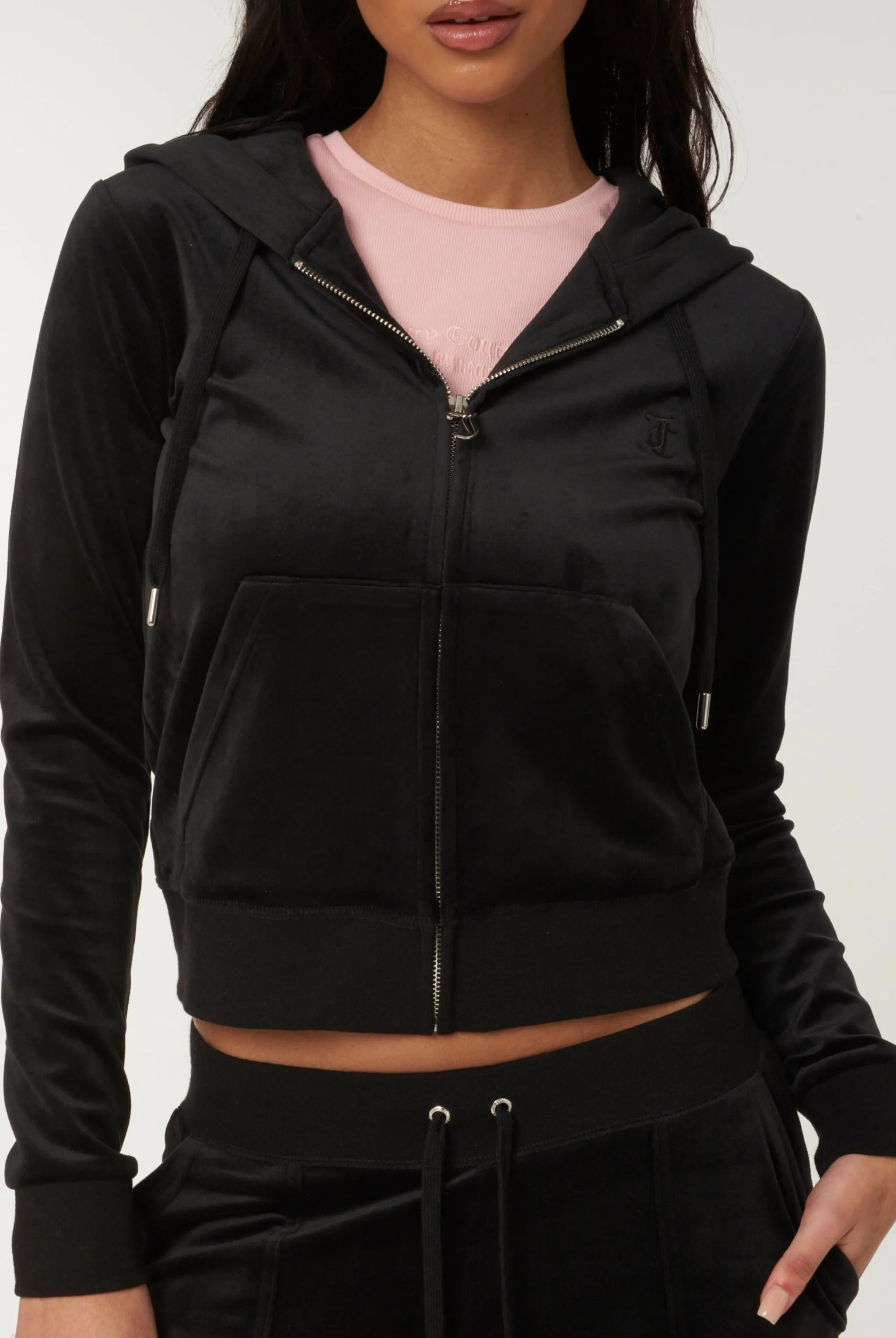 BLACK CLASSIC VELOUR ROBERTSON HOODIE