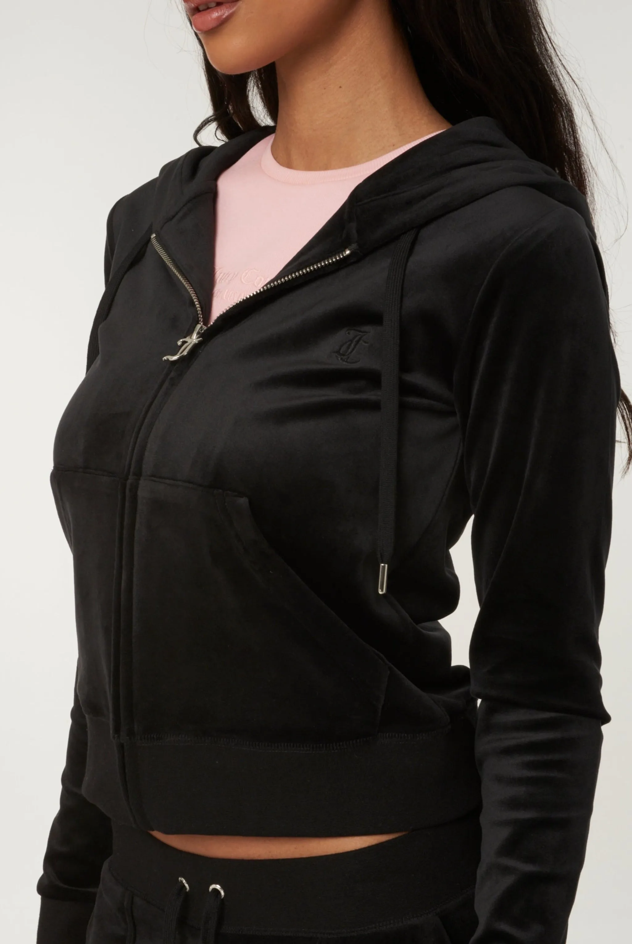 BLACK CLASSIC VELOUR ROBERTSON HOODIE